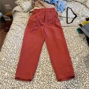 Aritzia Salmon Pink Trousers